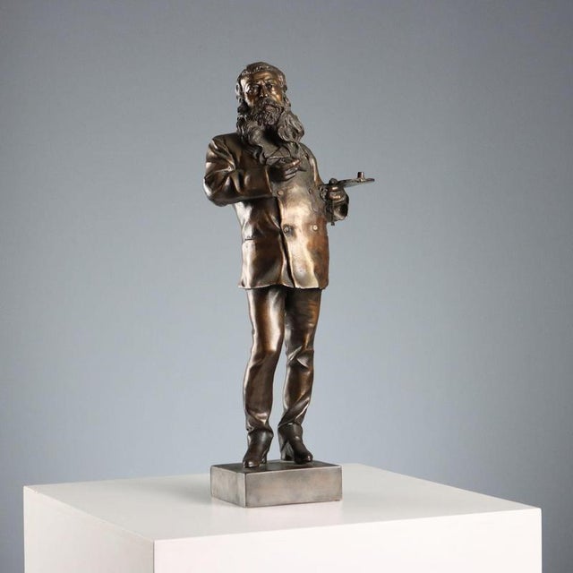 Bronze Painter Figurine by Vincenzo Gemito For Sale - Image 12 of 12