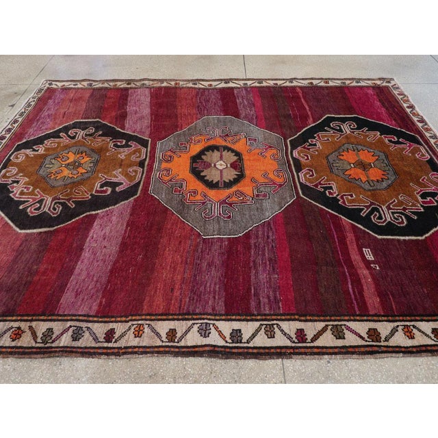 Galerie Shabab Collection Mid-20th Century Turkish Anatolian Tribal Carpet For Sale - Image 4 of 8