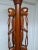 Beautifully Hand Carved Wooden Figure Floor Lamp For Sale - Image 10 of 11