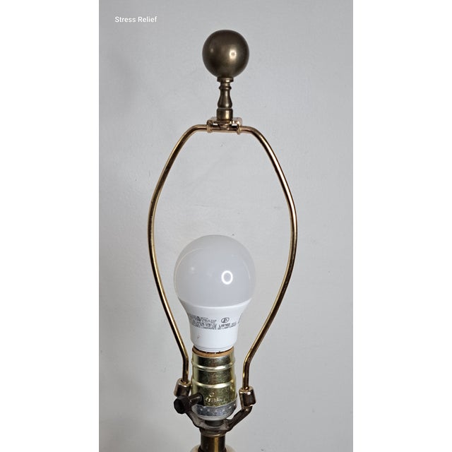 Mid 20th Century Italian Neoclassical Carved Alabaster Urn Lamp With Interior Night Light For Sale - Image 10 of 14