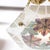 Art Deco Hexagonal Frosted & Pressed Glass Pendant W/ Floral Details Signed BHV For Sale - Image 4 of 18