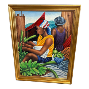 Signed, Framed, Original Oil Painting by “Medha”