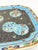 Blue Small Cloisonné Tray with Boxes, China, 19th Century, Set of 3 For Sale - Image 8 of 16