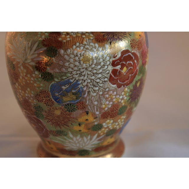 Mid 19th Century Antique 19th Century Japanese Ginger Jar Shimazu Satsuma Mille Fleur For Sale - Image 5 of 13