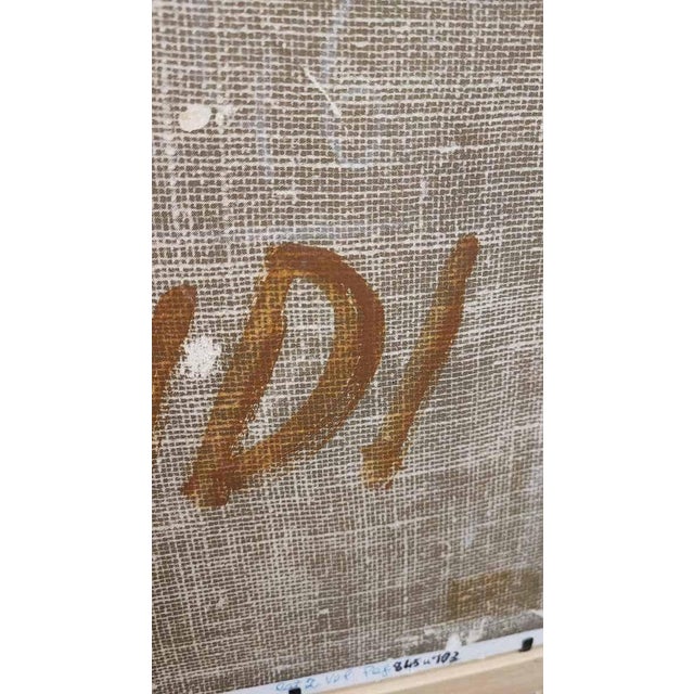 After Virgilio Guidi, Cosmic Architecture, 1967, Oil on Canvas Board, Framed For Sale - Image 9 of 18