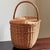 Late 20th Century 20th Century Rustic European-Style Oval Picnic Basket For Sale - Image 5 of 14