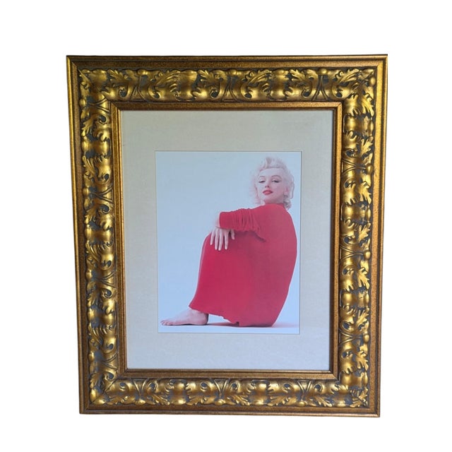 ** Please Read Entire Description ** Art will be Professionally Fragile Packed by the UPS Store A Framed Print of Marilyn...