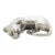 Vintage Italian Handmade Genuine Silver Panther Figurine Animal Rare Miniature For Sale