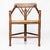 Early 20th Century Dutch Corner Oak Chair With Rush Seat, Sculptural Triangular Form For Sale In New York - Image 6 of 6
