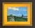 The School of Paris Oil Painting of a Netherlandish Landscape by Satori Gregorakis For Sale - Image 3 of 3