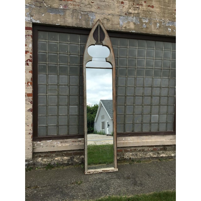 Full Length Architectural Antique Church Window Mirror Chairish