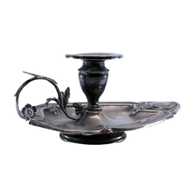 Silver Paddle with Floral Motifs and Borders For Sale - Image 10 of 10