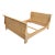 Queen Size Macys Pine Wood Sleigh Bed For Sale