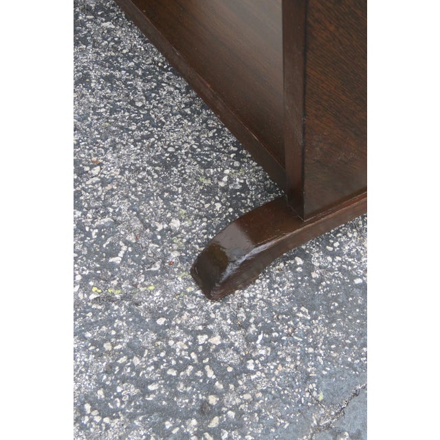 Art Deco Early 1900s Vanity Stool Bench Ottoman 5581 For Sale - Image 9 of 12