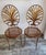 A pair of mid-century Italian gilt metal wheat sheaf chairs, designed and manufactured by the renowned S. Salvadori in...