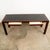1960s Mid Century Modern Console Table Rosewood Entryway Black Sofa Drawers Vintage For Sale - Image 10 of 12
