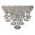 1970s Art Deco Waterford Goblets - Set of 17 For Sale