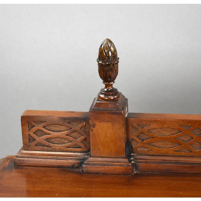 Gold Edwardian Flame Mahogany Chest of Drawers, 1910s For Sale - Image 8 of 9