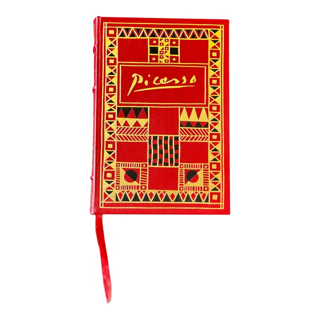 Picasso Leather-Bound and Gilded Book Autographed by Ariana Huffington For Sale