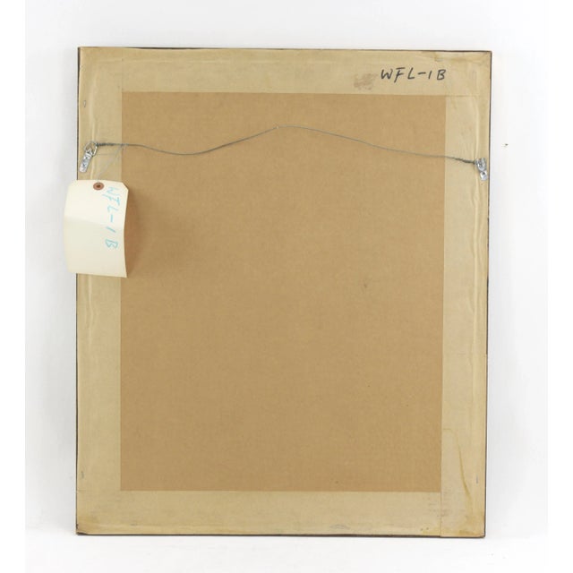 Paint Vintage Hand-Painted Plant Specimen Watercolor "Gold Medal" Yellow Rose (With Frame). Signed in the Lower Right Corner For Sale - Image 7 of 9