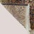 Large Vintage Persian Floral Area Rug in Ivory and Navy, 1950s For Sale - Image 6 of 7