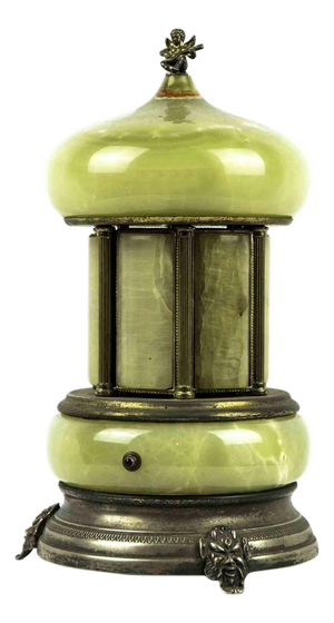 Vintage Nephrite and Metal Carillon, Asia, 1970s