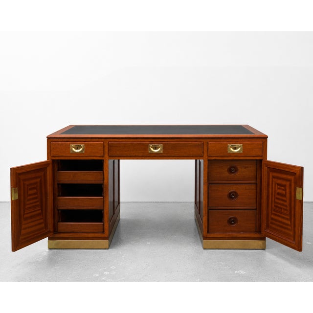 1910s Art Nouveau Gentleman's Desk by Julius & Josef Herrmann for Architect Maximilian Rossipaul, Vienna, Austria, 1911 For Sale - Image 5 of 13
