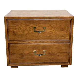1990s Vintage Henredon Artefacts Nightstand For Sale