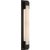 Kelly Wearstler for Visual Comfort Signature Covet 26" Bracketed Bath Light in Bronze with Alabaster For Sale