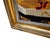Vintage Needlepoint Floral Still Life Wall Art Gold Frame Large 29x22" Yellow For Sale - Image 9 of 11