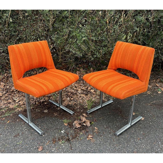 Chairs by Georges Frydman for Efa, 1960s, Set of 2 For Sale - Image 9 of 15