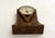 Small Postmodern Plastic Clock with Precious Wood-Like Finish, 1980s For Sale - Image 4 of 9