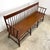 American 19th Century American Windsor Faux Bamboo Shaker Style Spindled 8-Leg Settee / Bench For Sale - Image 3 of 12