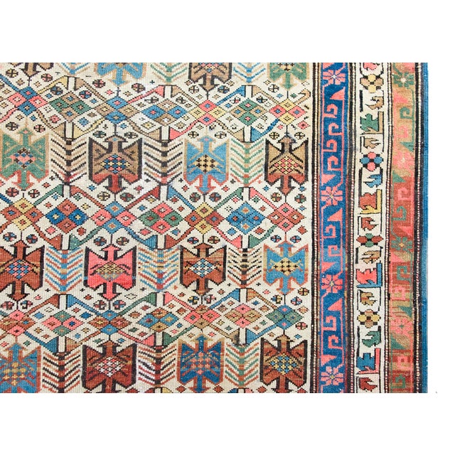 Tribal Late 19th Century Kazak Rug For Sale - Image 3 of 13