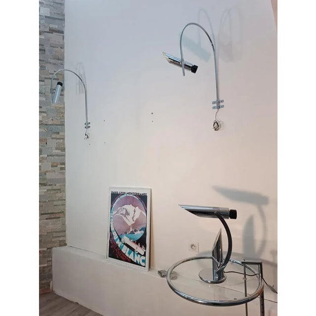 Tharsis Wall Lights attributed to Luis Pérez de la Oliva for Fase, 1970s, Set of 2 For Sale - Image 10 of 12