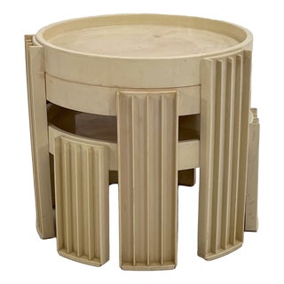 Vintage Marema Nesting Tables by Gianfranco Frattini for Cassina, 1960s, Set of 3 For Sale