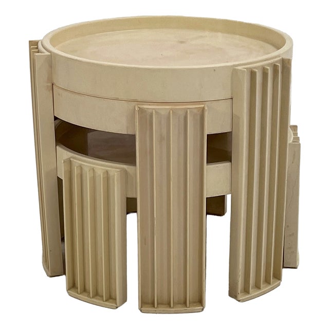 Vintage Marema Nesting Tables by Gianfranco Frattini for Cassina, 1960s, Set of 3 For Sale