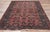 Dark Pink Antique Pink Persian ​Hamadan Rug, 03'04 X 05'10 For Sale - Image 8 of 9