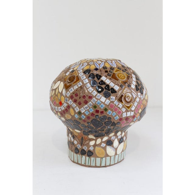 Swedish Folk Art Mosaic Mushroom Piggy Bank, 1970s For Sale - Image 9 of 16