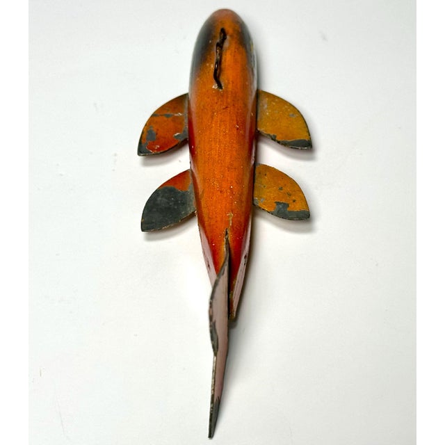 Mid 20th Century Vintage Folk Art Fish Decoy: Tonka Baits, Wayzata Minnesota For Sale - Image 5 of 10