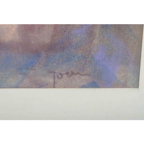 Ivan Jordel, Portrait, Crayon on Paper For Sale - Image 4 of 6