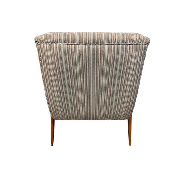 Wood Mid-Century Modern Kroehler Avant Walnut Upholstered Arm Chairs - Set of 2 For Sale - Image 7 of 7