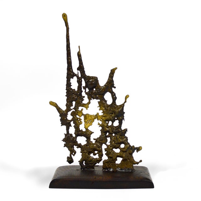 Abstract Abstract Spill-Cast Sculpture For Sale - Image 3 of 7