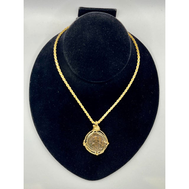 Bronze First Image of Jesus as Pendant For Sale - Image 8 of 9