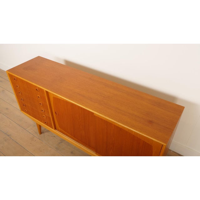 Wood Vintage Teak Borgia Sideboard from Ikea, 1960s For Sale - Image 7 of 17