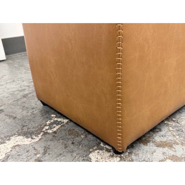 Grandin Road Briggs Storage Ottoman For Sale - Image 9 of 12