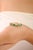 14k Gold Emerald Diamond Alternate Half Band for Wedding Ring Size 7 For Sale - Image 4 of 17