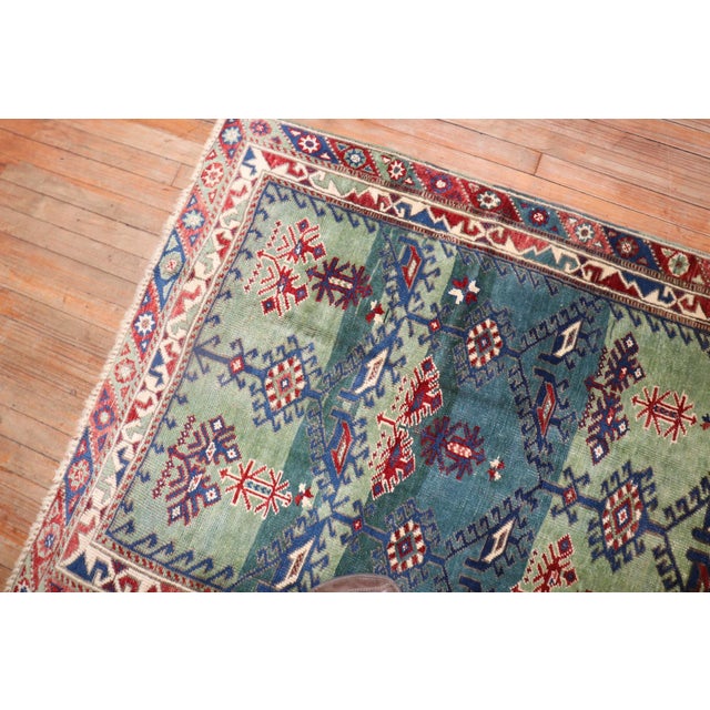 Antique Turkish Bergama Rug - 3'9" x 5'6" For Sale In New York - Image 6 of 6