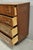 Vintage Mid Century Modern Walnut Veneer 4 Drawer Chrome Pull Tall Chest Dresser For Sale - Image 12 of 17