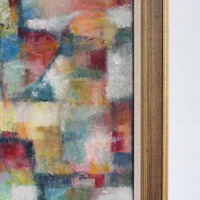 Florentine School Artist, Abstraction in Colour, 1980s-1990s, Acrylic on Canvas, Framed For Sale - Image 4 of 15